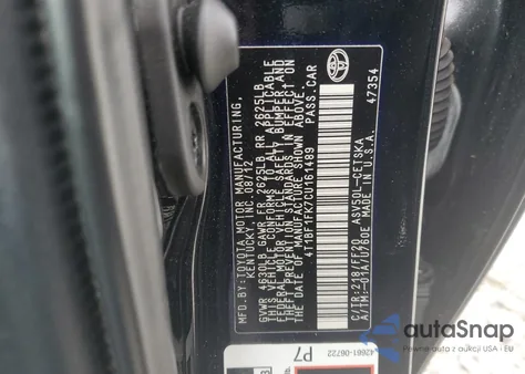 2012 Toyota Camry Base из США, поврежденный, VIN 4T1BF1FK7CU161489